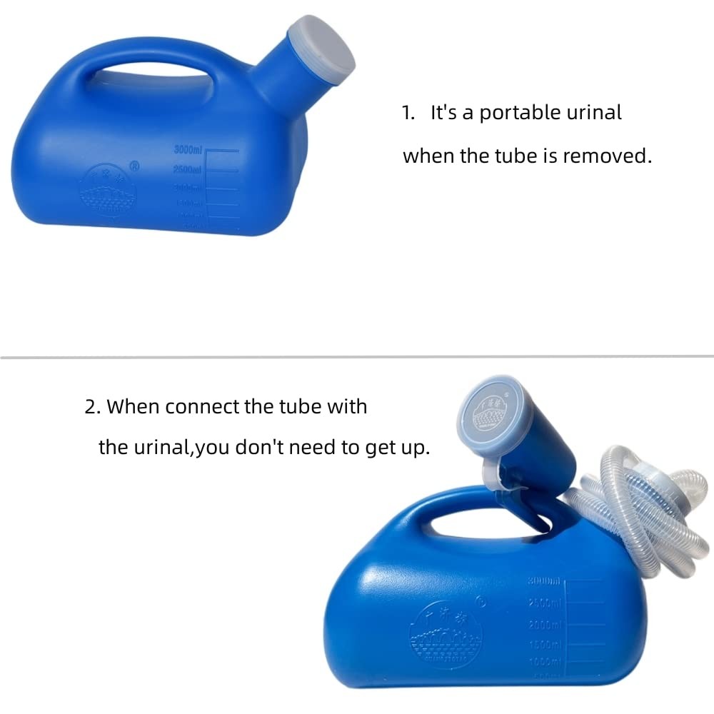 YUMSUM 3000ML Large Male Urinal Portable Mens Potty Pee Bottle Collector Travel
