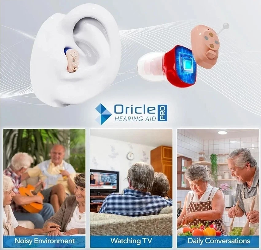 Oricle PRO Hearing Aids Seniors 16 Channel Hearing Aids JH-A17BT 48 Hours NEW