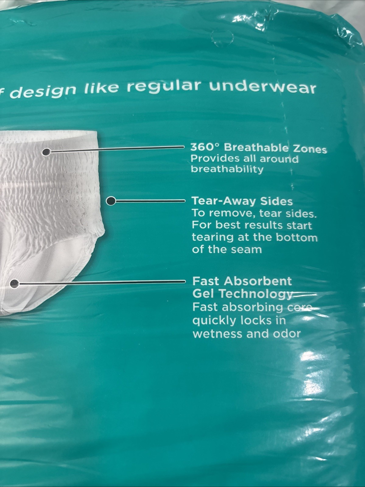 Rely Maximum Absorbency Underwear size XXL – 3×20 count (60 total) NEW