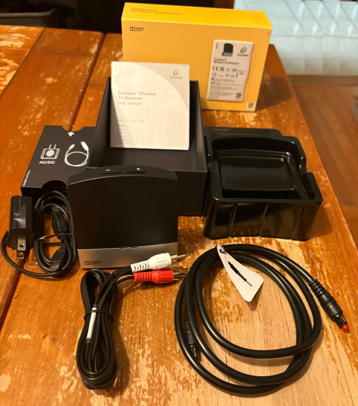 Cochlear SAS-3 Wireless TV Streamer Dolby Digital Brand New