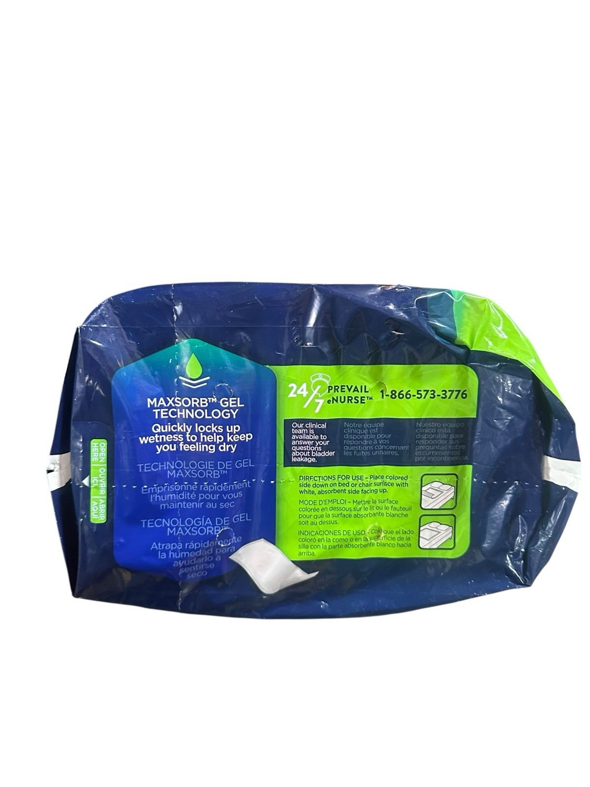 Prevail Total Care Underpad Heavy Absorbency Extra Large 30X30″ 10ct