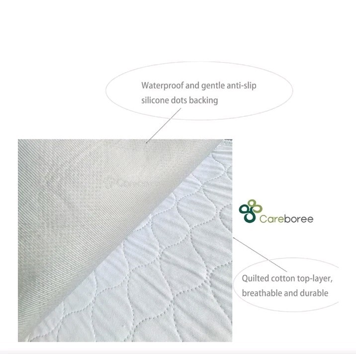 3 Pack Cotton Top Quilted Chair Pad Washable Waterproof Extra Absorbent Reusa…