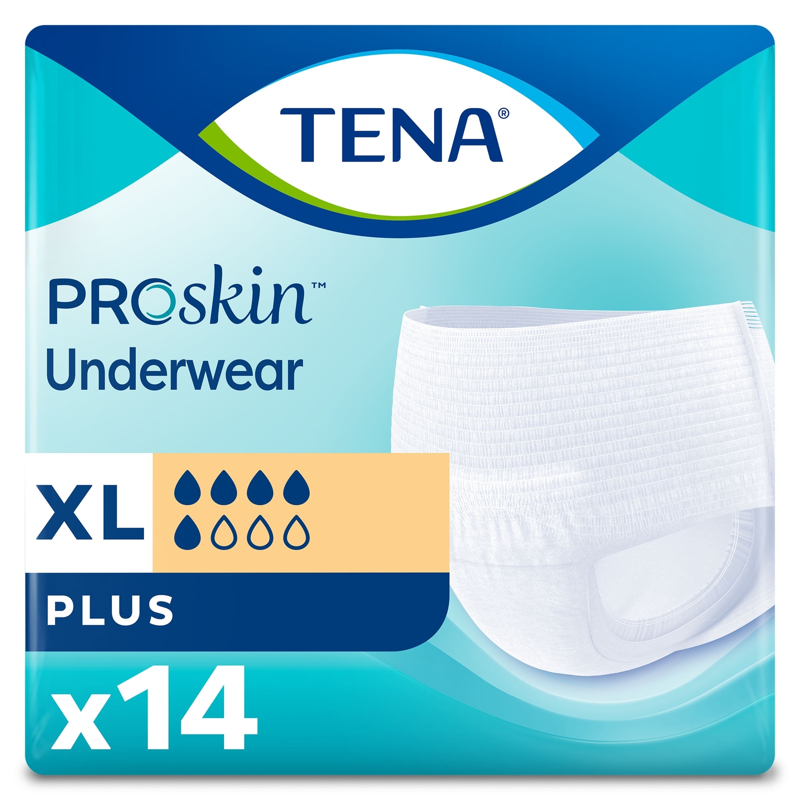 TENA Disposable Underwear X-Large 14 Ct