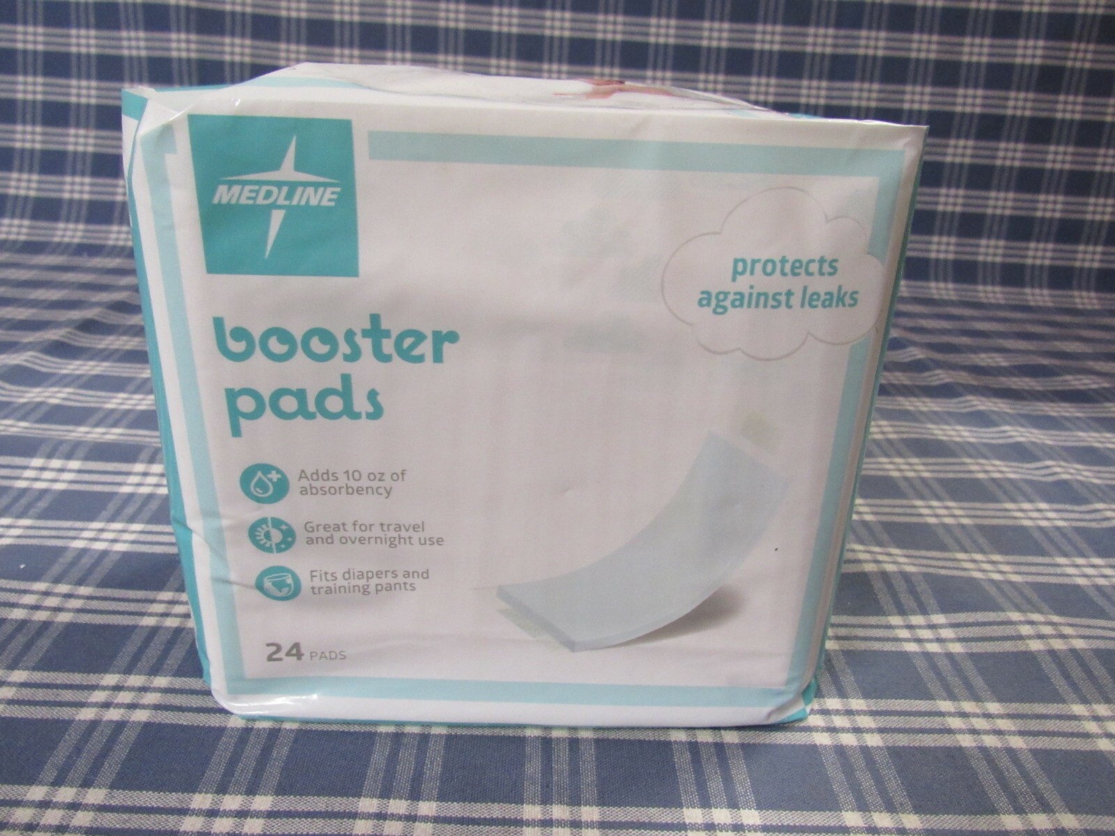 Medline Booster Pads Liners {1 Case} 8 Pks Total of 192 Pads FAST FREE SHIPPING.