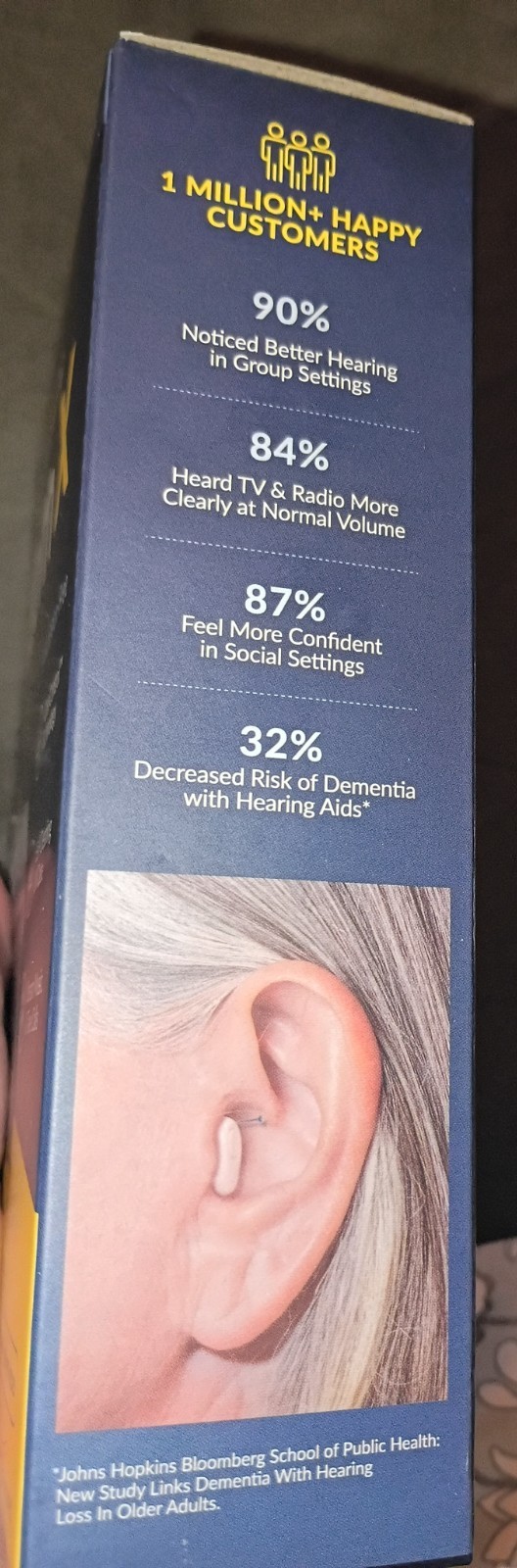 Audien Hearing Atom X Rechargeable OTC Hearing Aids Brand New
