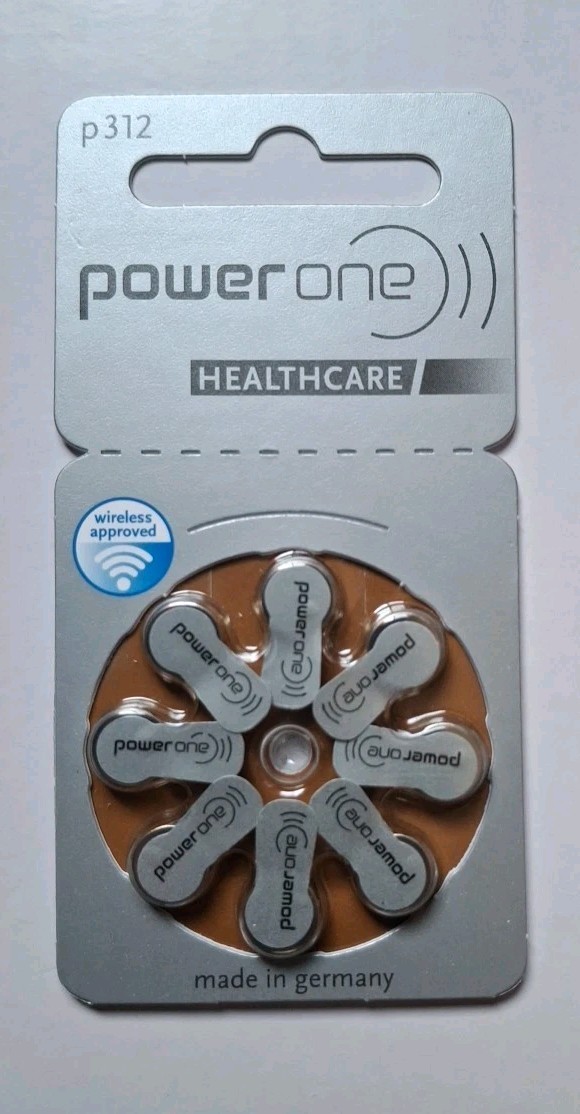 16 Power One P312 Hearing Aid Batteries/ Medical Device/Wireless Appr. Exp 1/28
