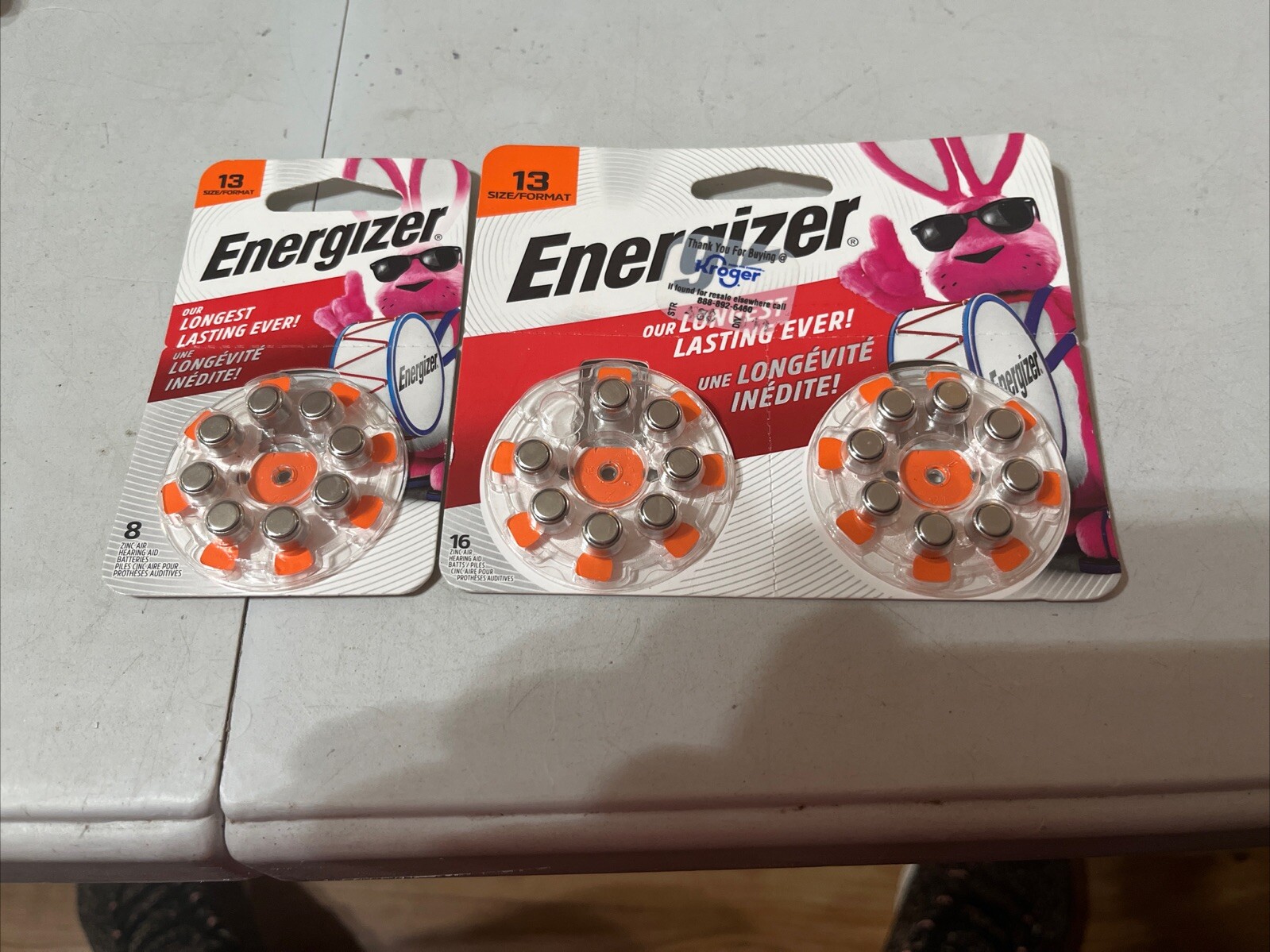 Energizer Size 13 Zinc Air Hearing Aid Batteries 24 Total Exp 9/25 & 10/25