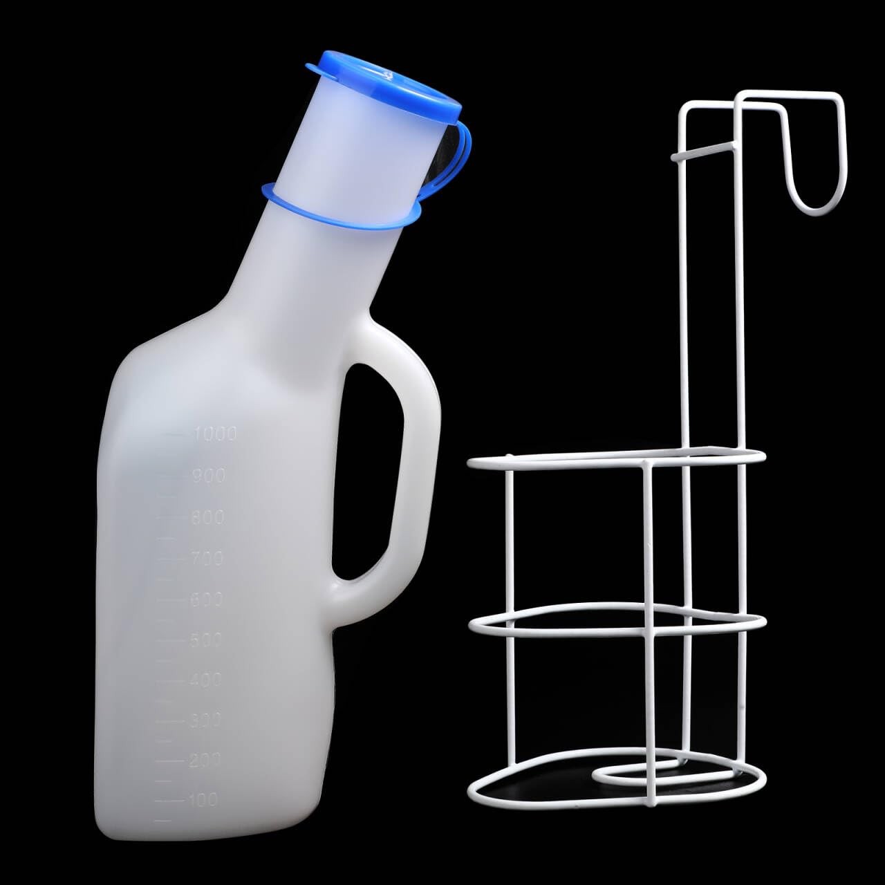 Portable Urinal Bottle 32oz 1000mL Spill Proof Male Pee Container – Travel