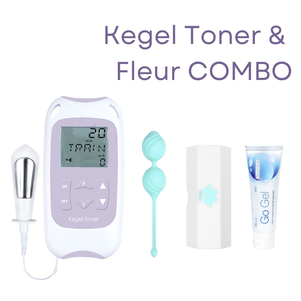 TensCare – Kegel Toner, Pelvic Floor Trainer + Fleur Kegel Toning Balls