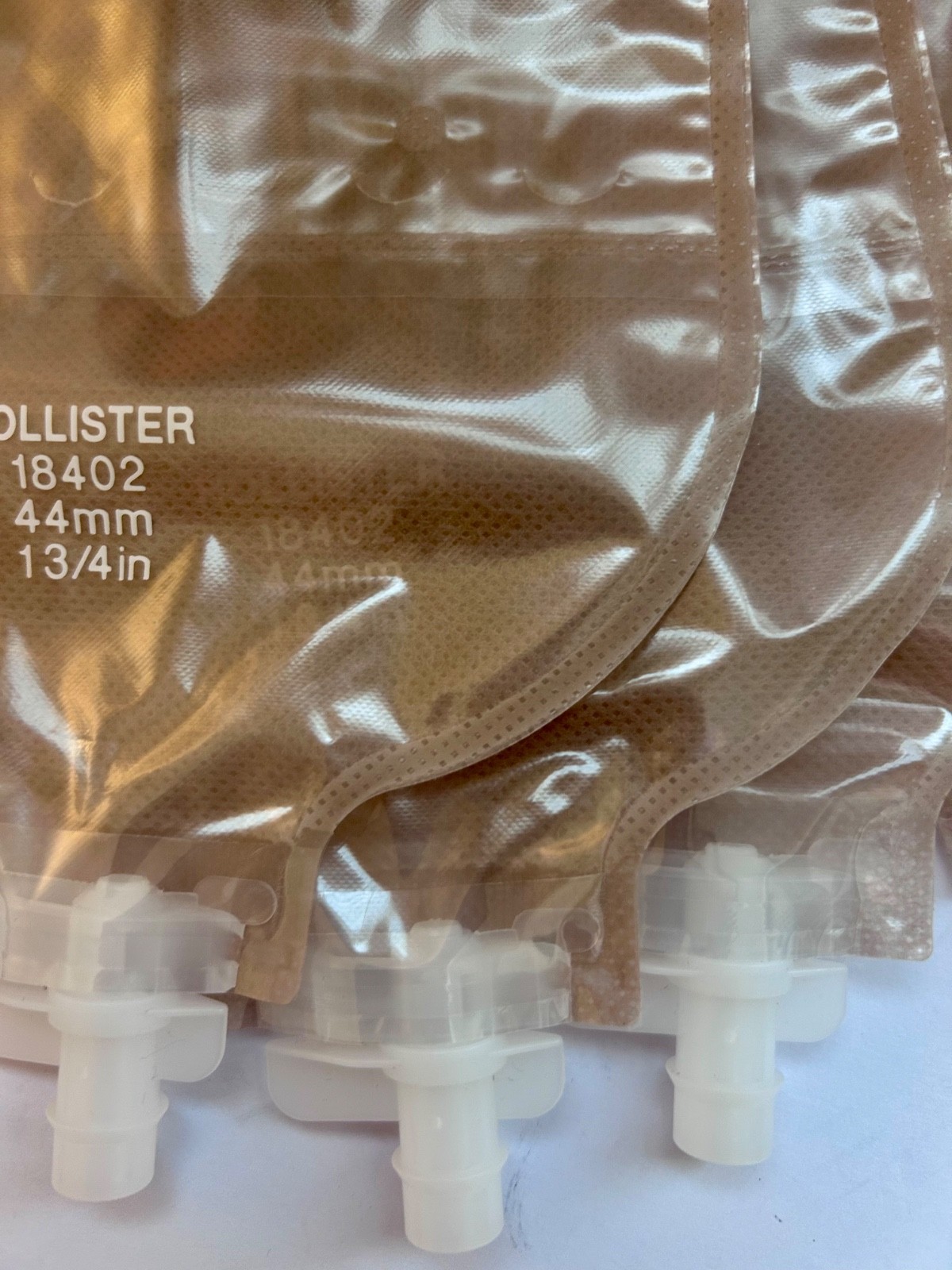Lot Of 5 Hollister 18402 New Image 2-Piece Urostomy Pouches 1 3/4″ Flange