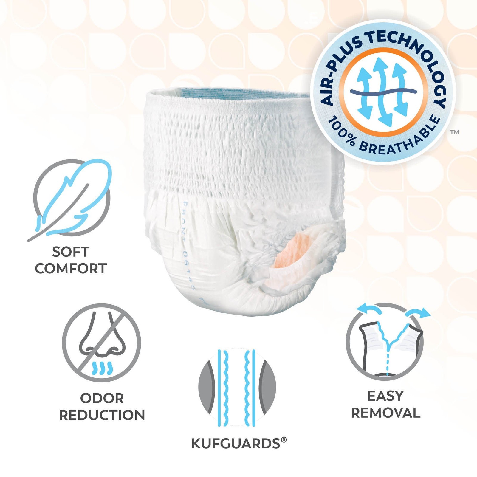 Tranquility Disposable Underwear 2X-Large Heavy 12 Ct