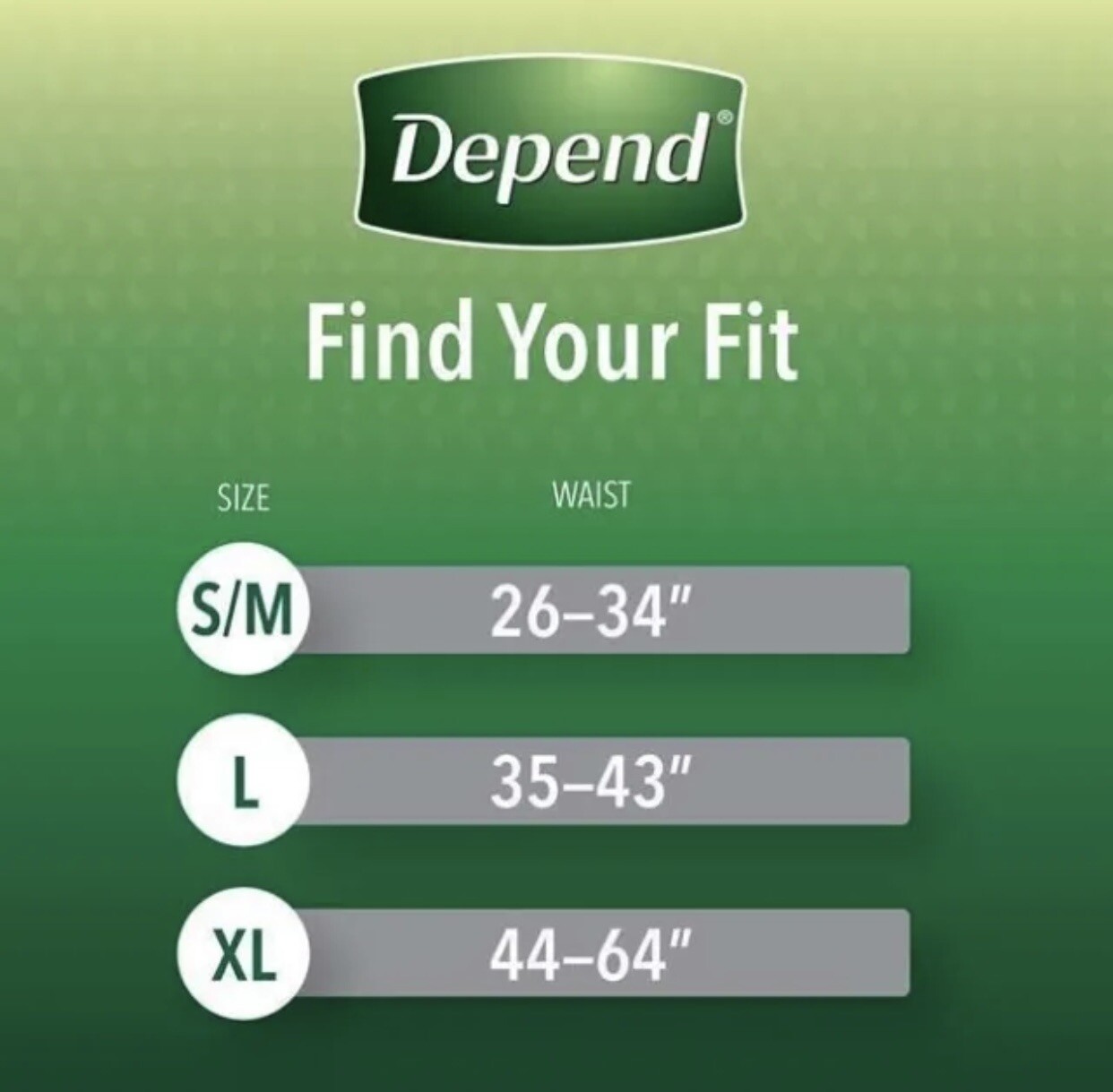 Depend Fit-Flex Underwear For Men-XL -Maximum Absorbency-15 Count