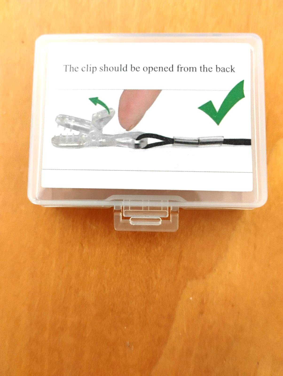 Hearing aid clip and anti loss lanyard keeper to prevent loss aids not included