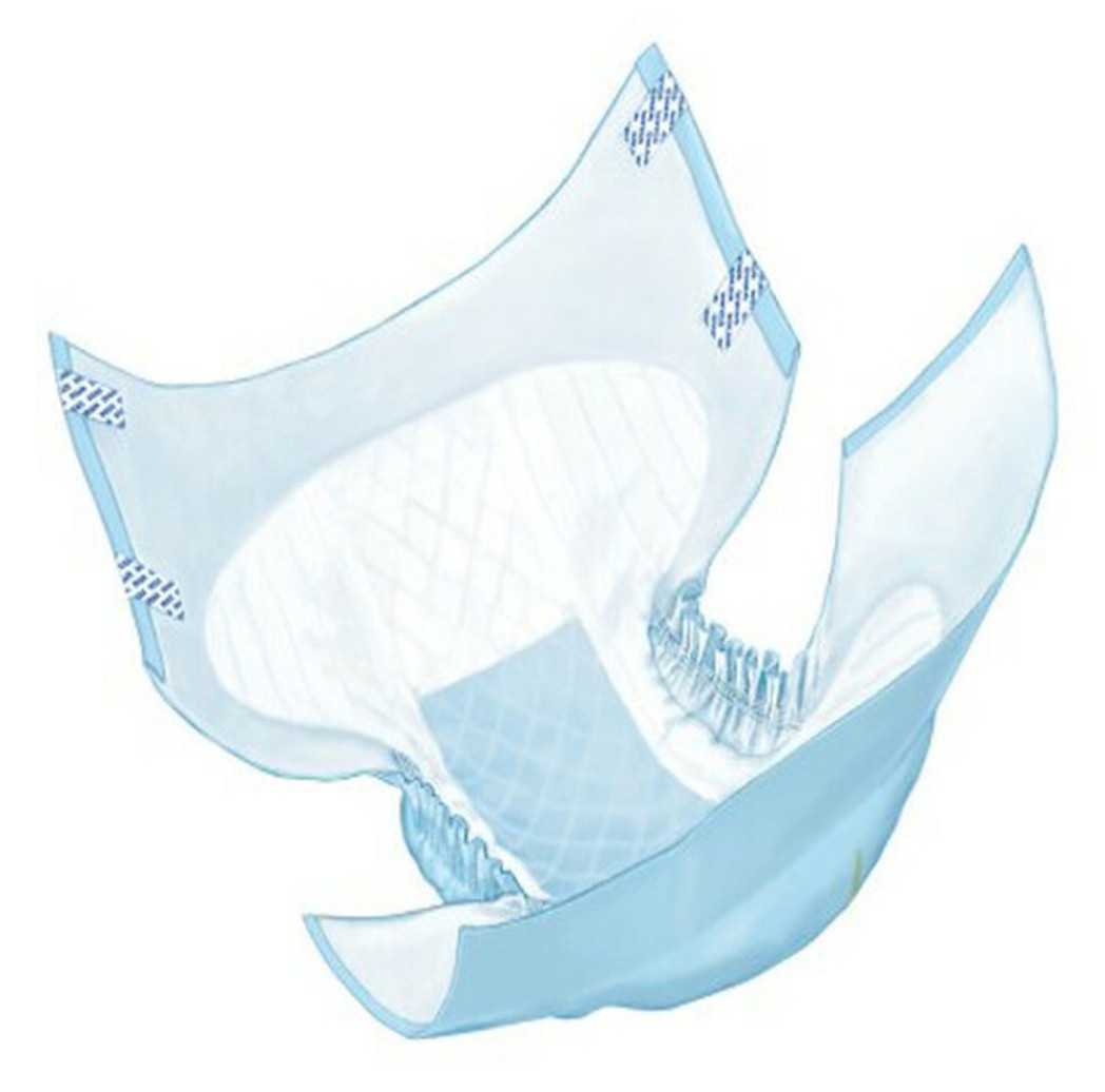 Covidien Wings Choice Plus Quilted Adult Briefs, Extra Large- Case of 60 (66035)