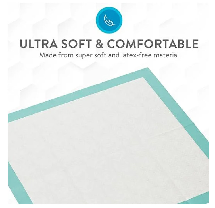 Inspire XL Super Absorbent Bed Pads 36×36 Incontinence Underpads Disposable