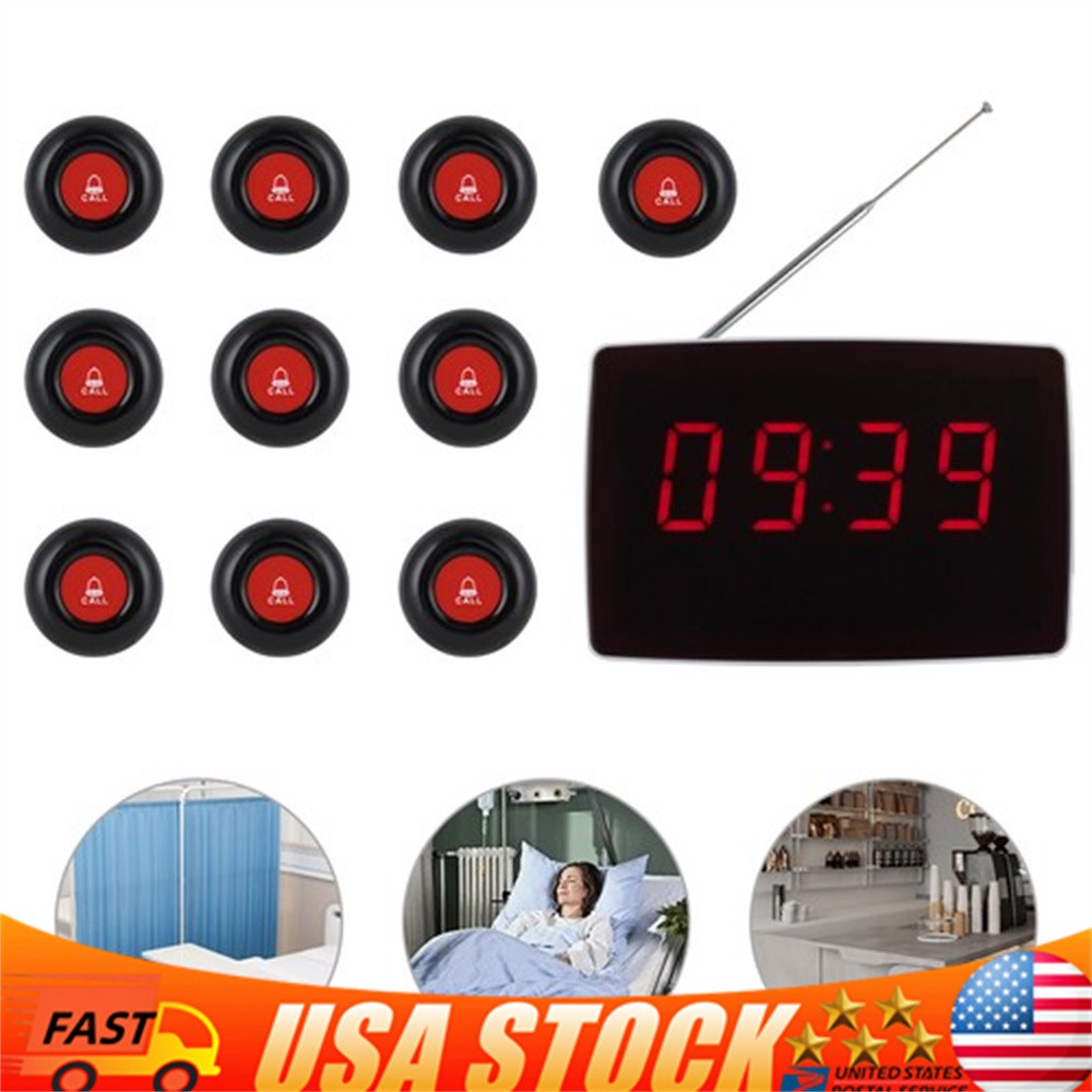 Wireless Calling System Nurse System Caregiver Pager For Restaurant Hospital
