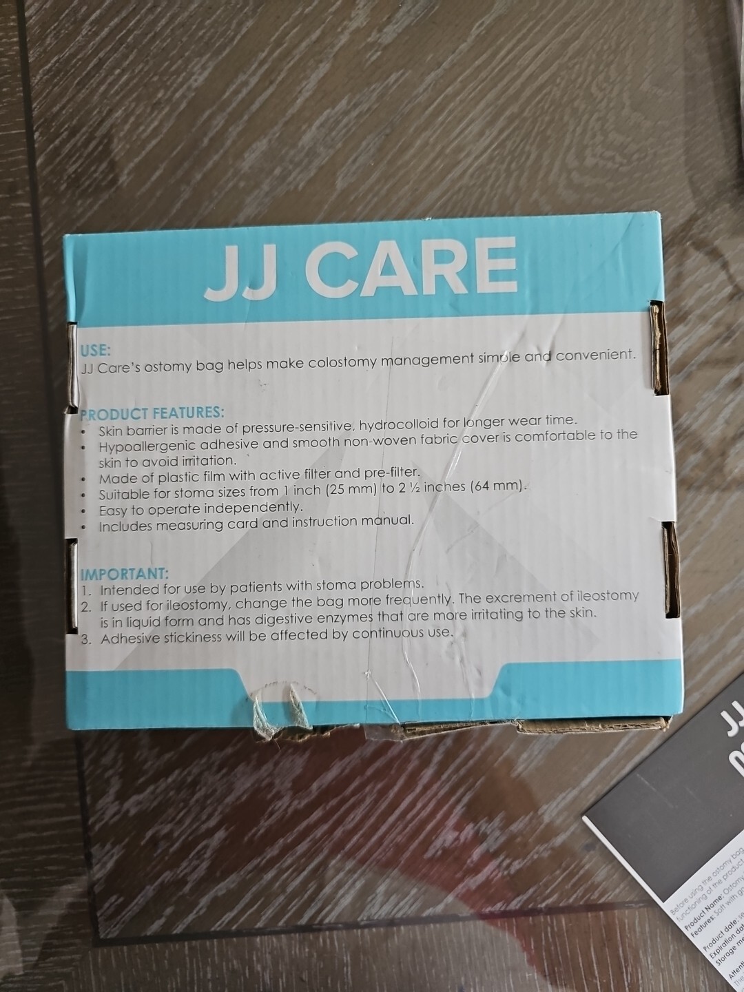 JJ CARE Ostomy Bags 15 PCS, One-Piece Pouch , Cut To Fit, No Mess Ex 2026