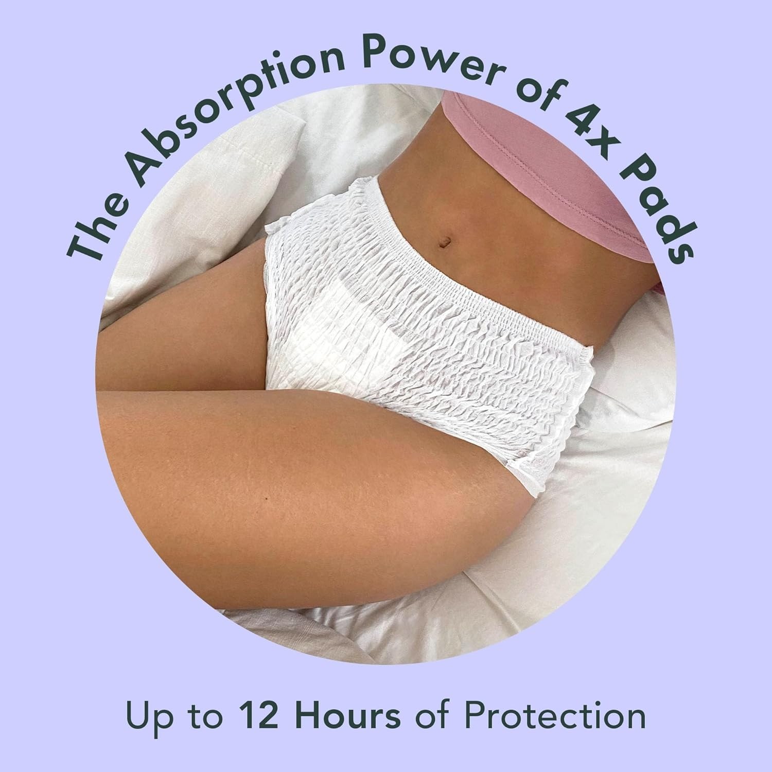 Disposable Underwear for Women, Organic Cotton Cover – Postpartum Essentials,…