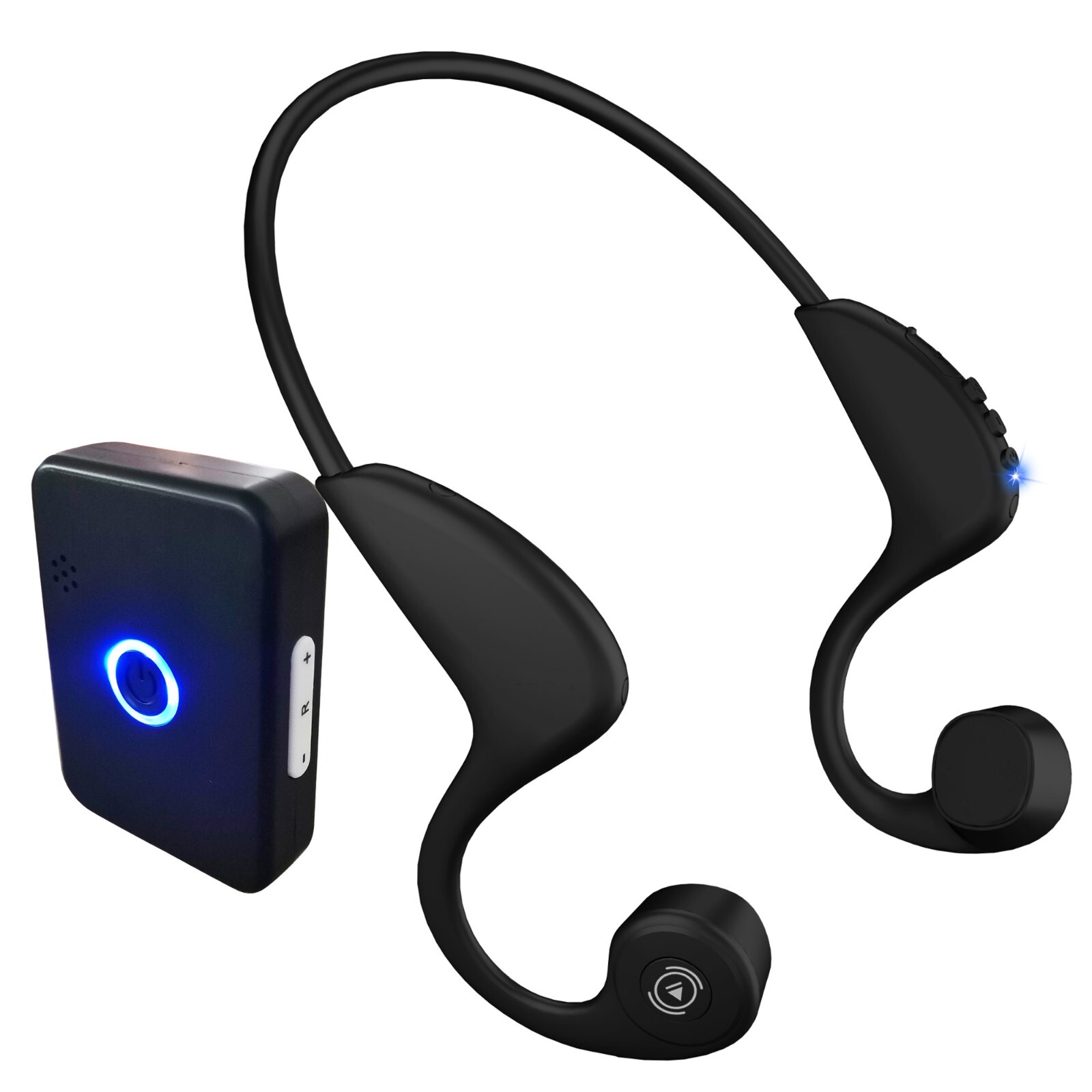 Bone Conduction Hearing Aid With Remote Sound Transmitter/Microphone. 2 In One
