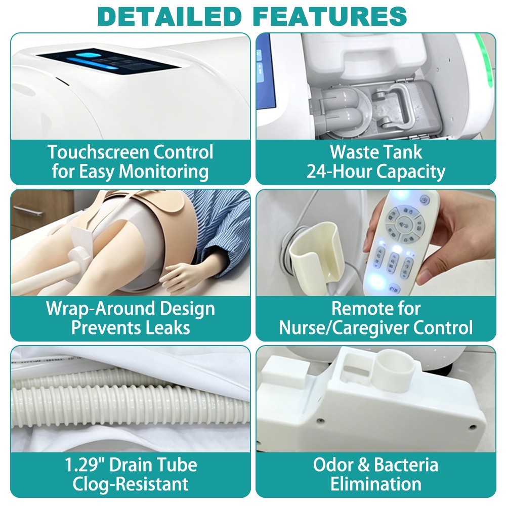 Irtme Automatic Bedridden Patient Excrement Cleaning Care Machine