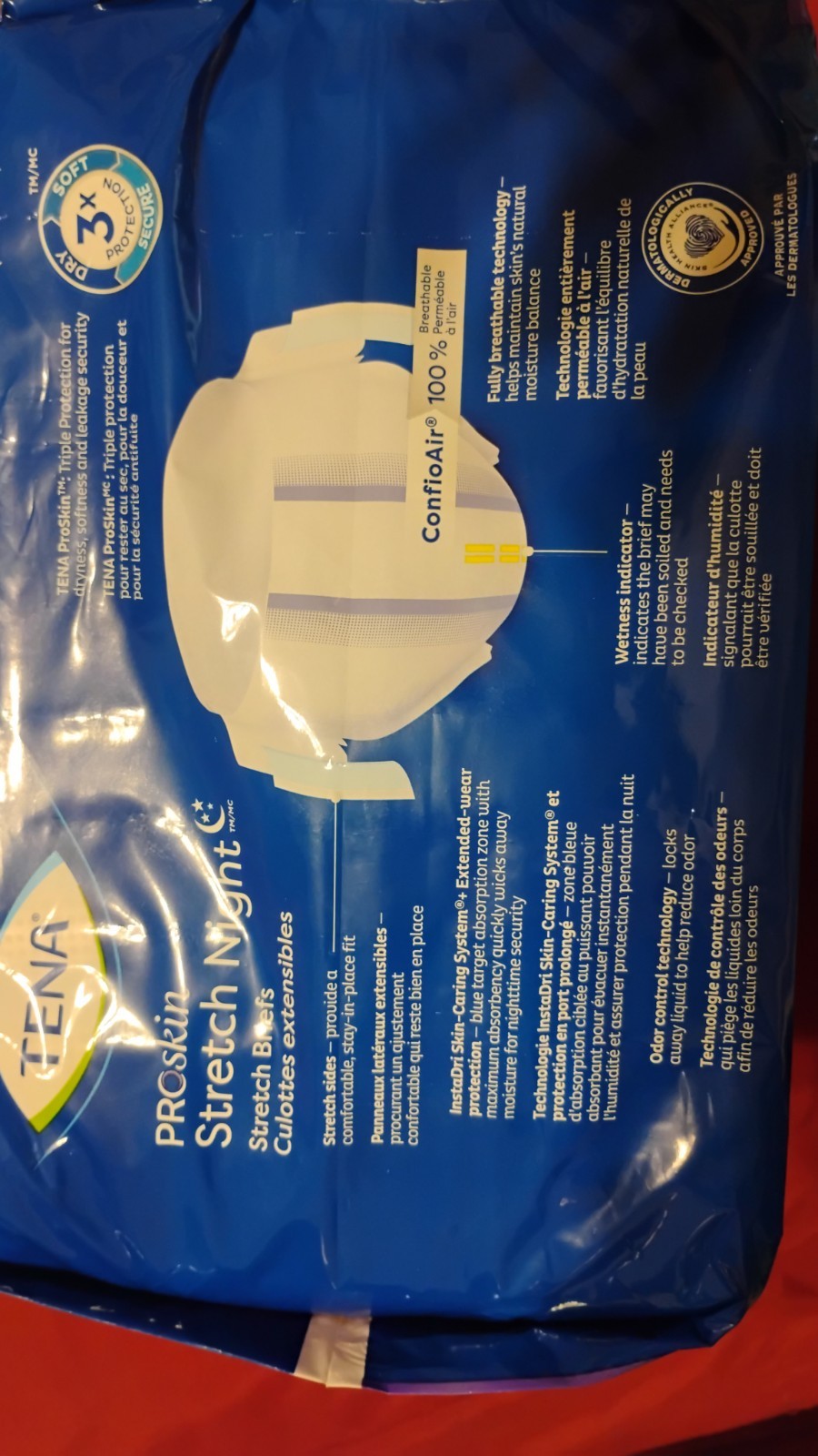 Tena ProSkin Women’s 14 Count And Proskin Stretch Night 12 Count Protective Undr