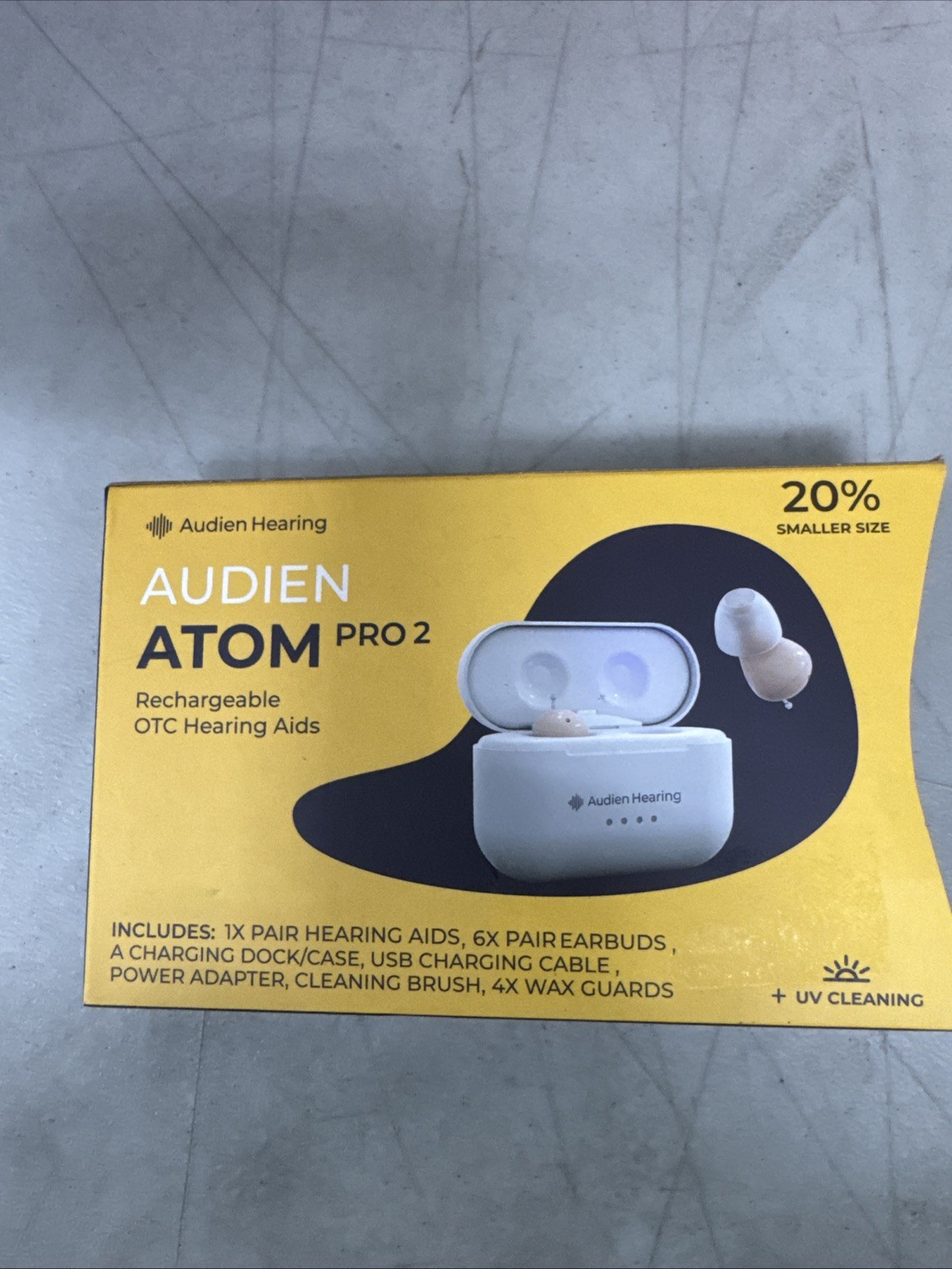 🤶Audien ATOM PRO 2 Wireless Rechargeable OTC Hearing Aid Brand🤶
