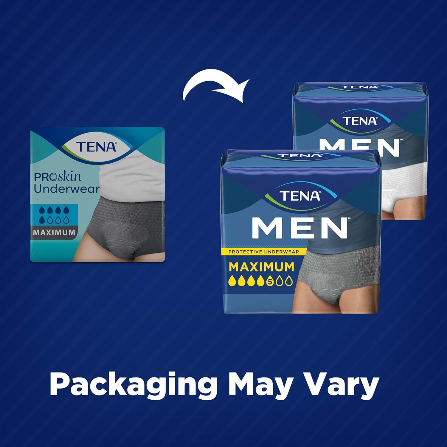 TENA Protective Adult Incontinence Underwear for Men – XXLarge 14Ct