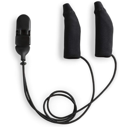 Ear Gear Original Corded (Binaural) | 1.25″-2″ Hearing Aids | Black