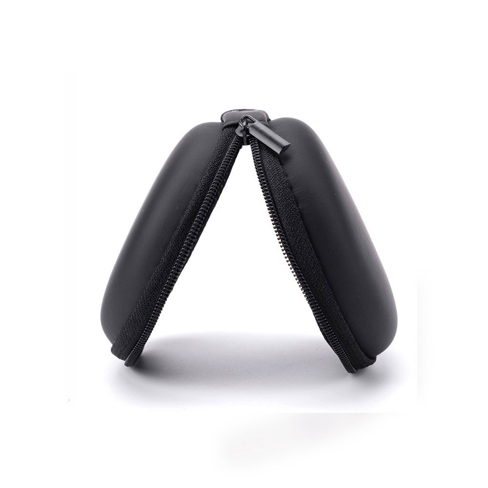 Portable EVA Hearing Aid Earphone Storage Case Holder Carrying Bag Box Black