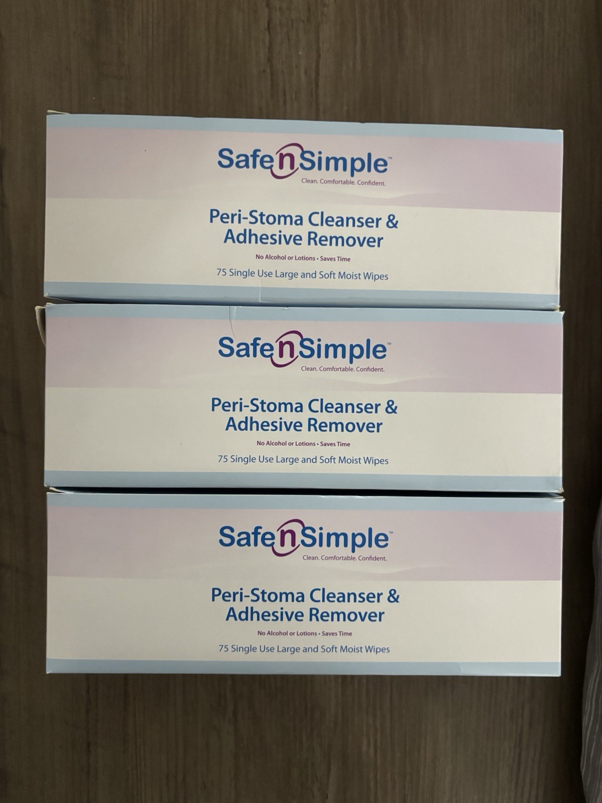 Lot Of 3 Safe N Simple Peri Stoma Cleaner & Adhesive Remover Exp 2027