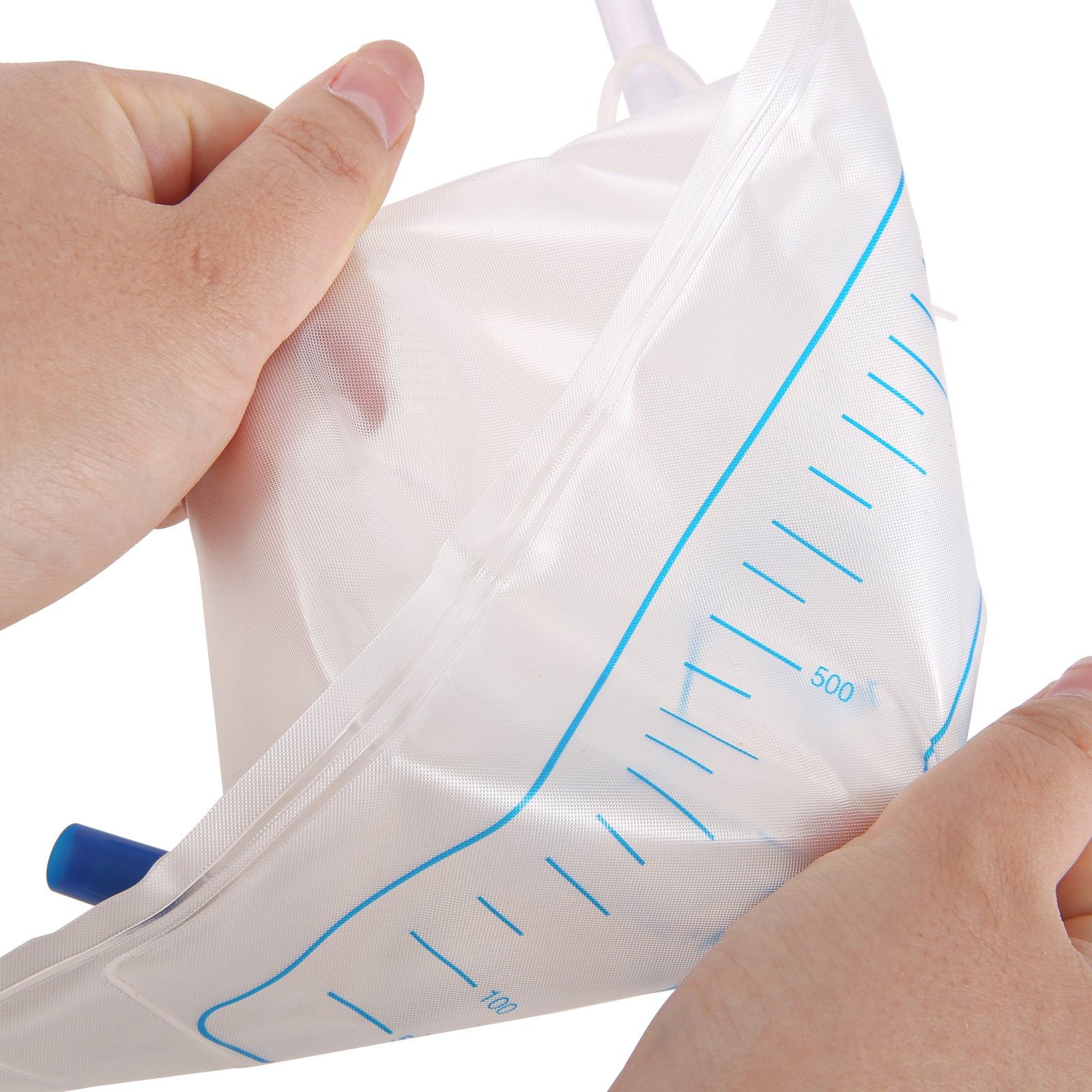 Female 1000ml Portable Wearable Urinal Urine Bag Collector Toilet Travel Pee Bag
