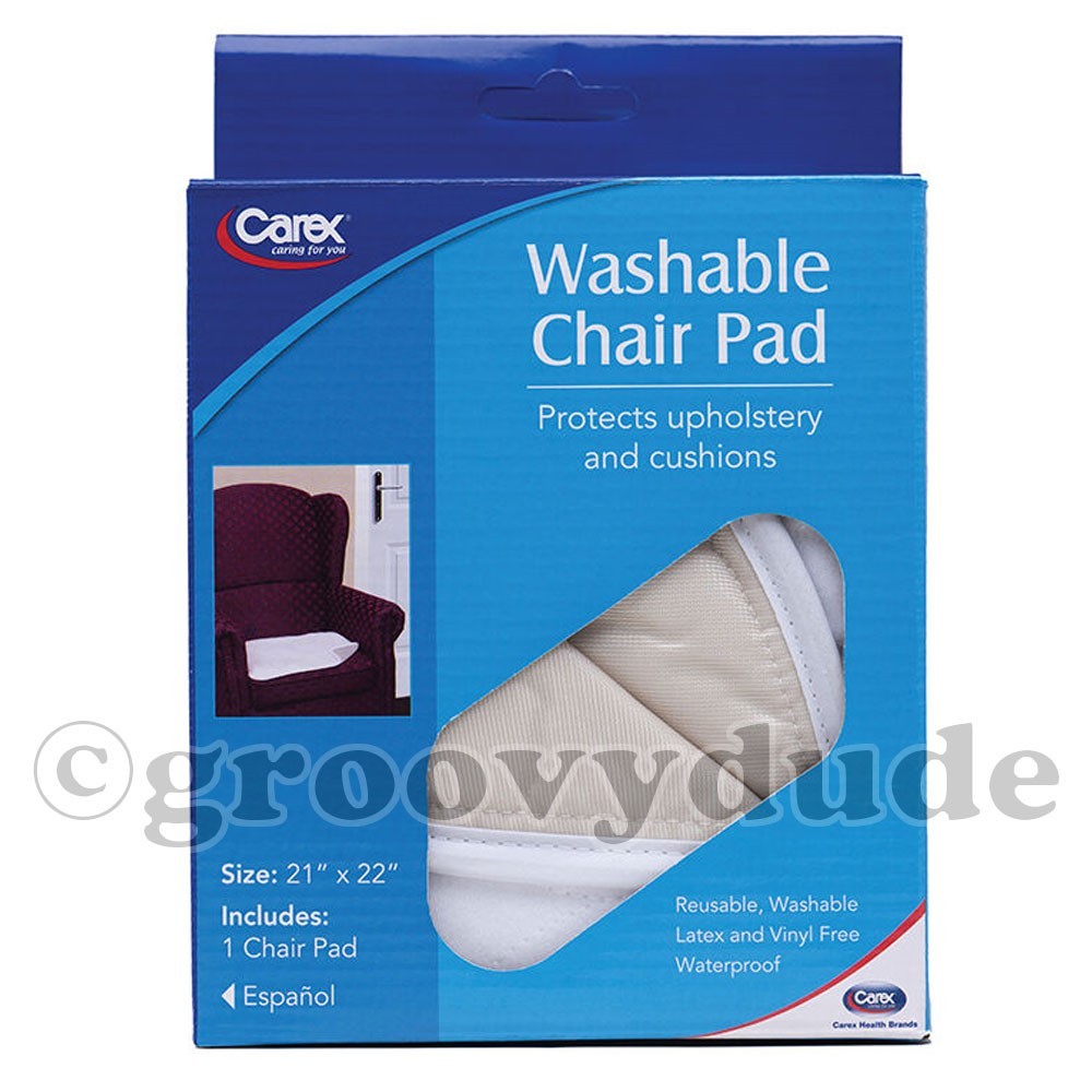 Carex Chair Pad – Reusable Washable – Waterproof – Latex & Vinyl Free 21″ x 22″