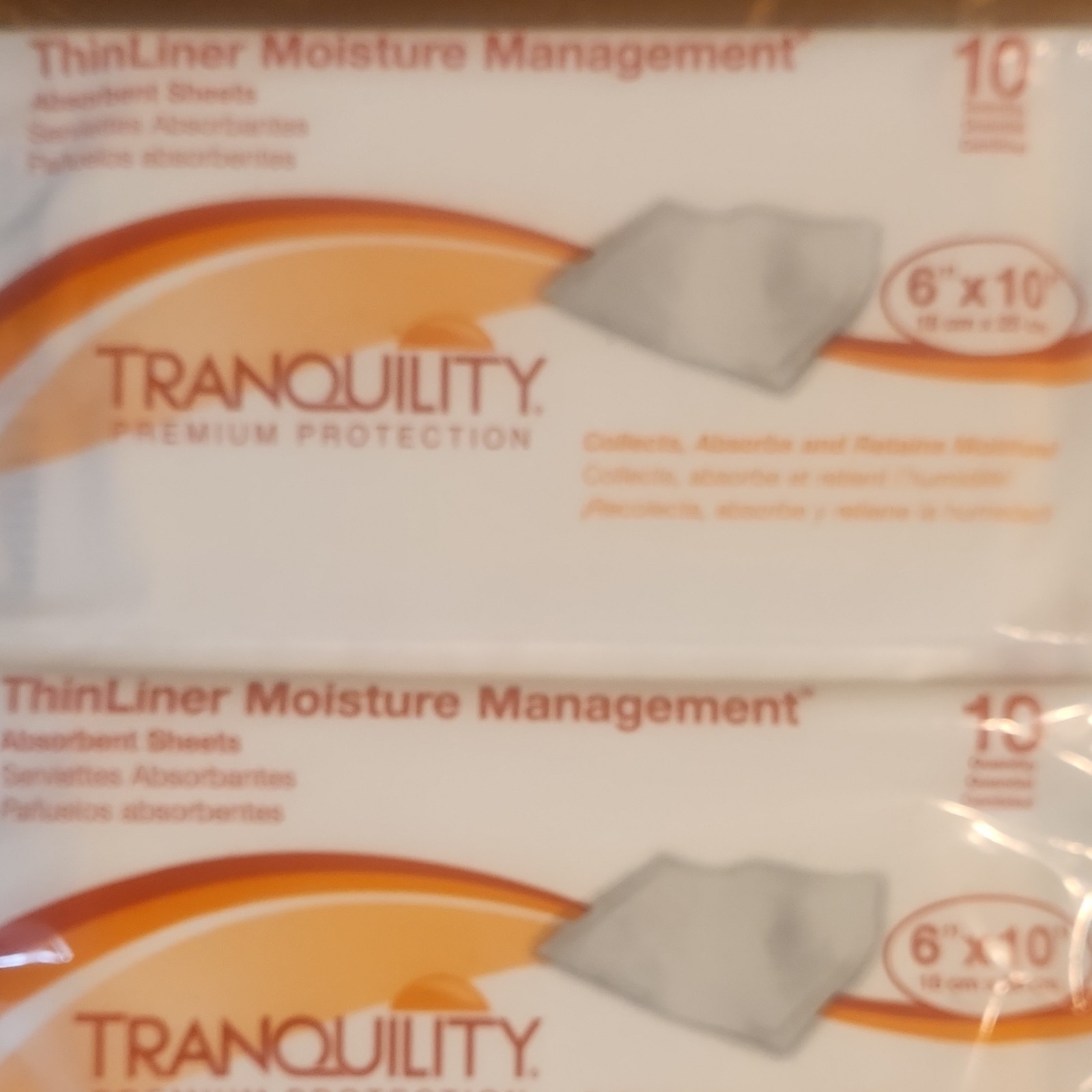 ​Lot of 20 Tranquility ThinLiner Moisture Management Sheets 6″x10″ REF25286 New