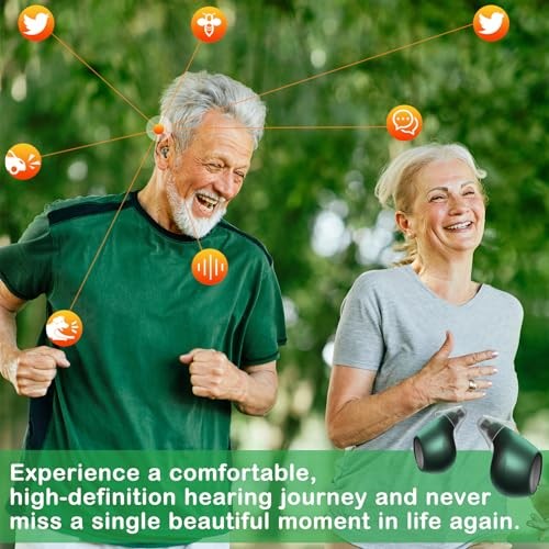 Jiuyee Bluetooth Hearing Aids Mild Moderate OTC Self-Fitting – Green