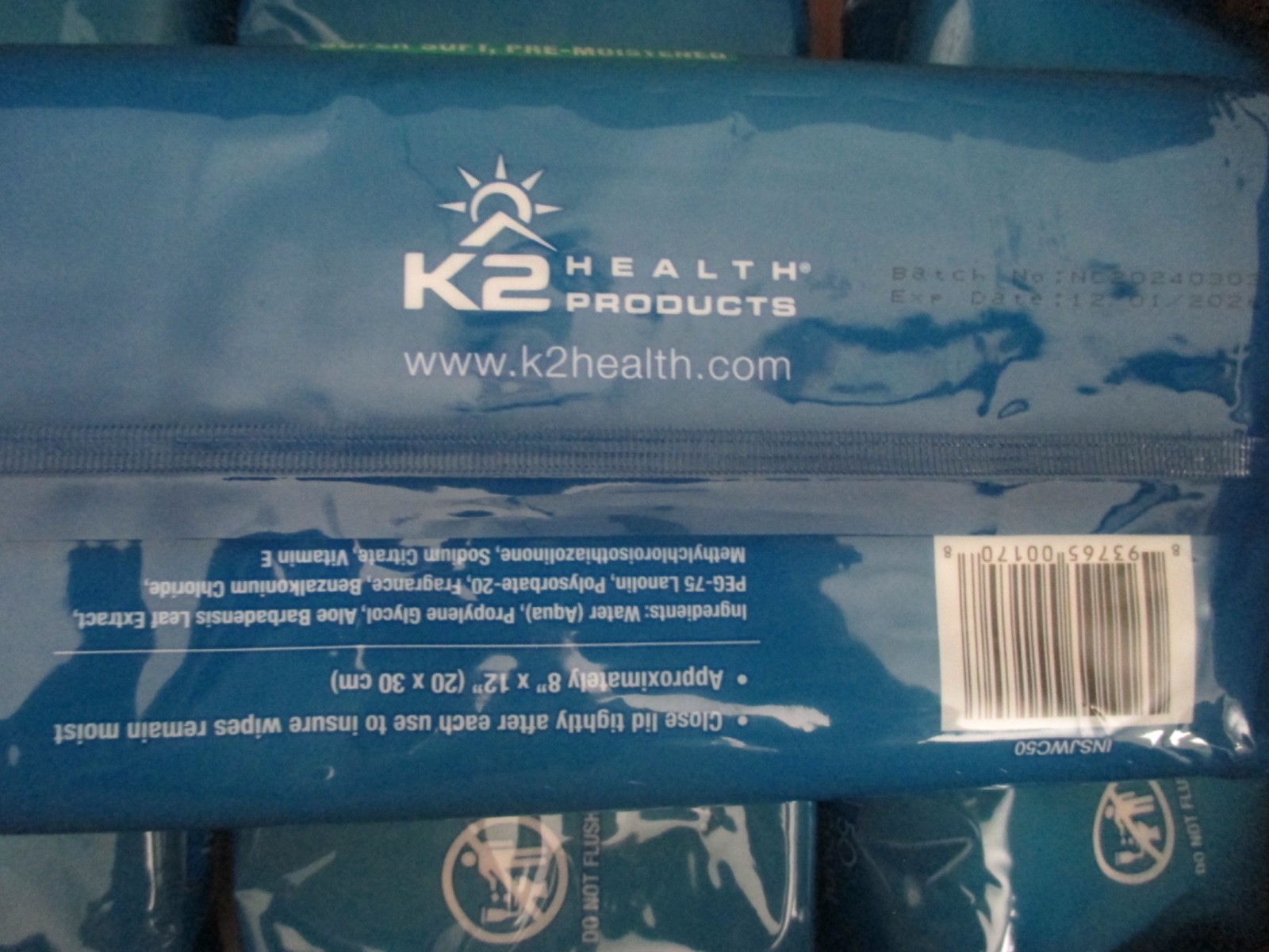 INSPIRE PREMIUM WASHCLOTHS 50 COUNT SIZE 8″X12″ LATEX FREE, HYPOALLERGENIC 200CT