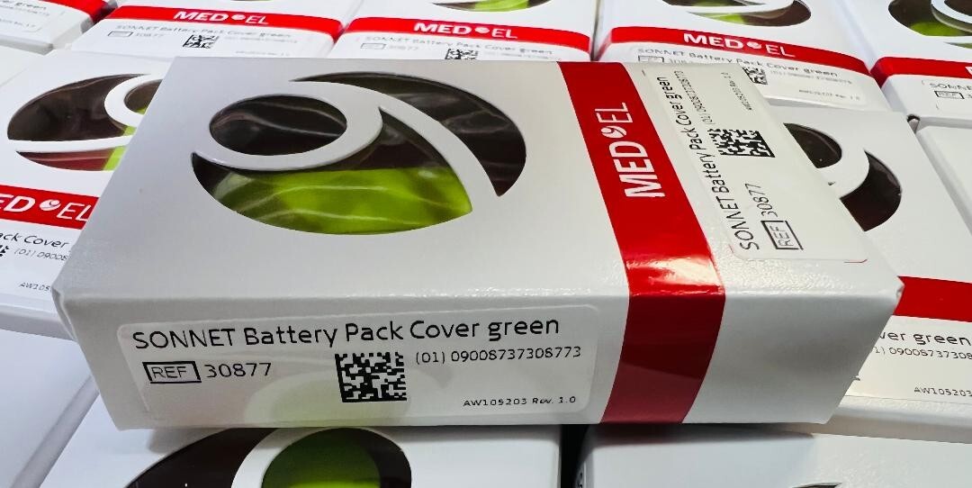 MED-EL SONNET Battery Pack Cover GREEN 30877 ⭐NEW & SEALED⭐