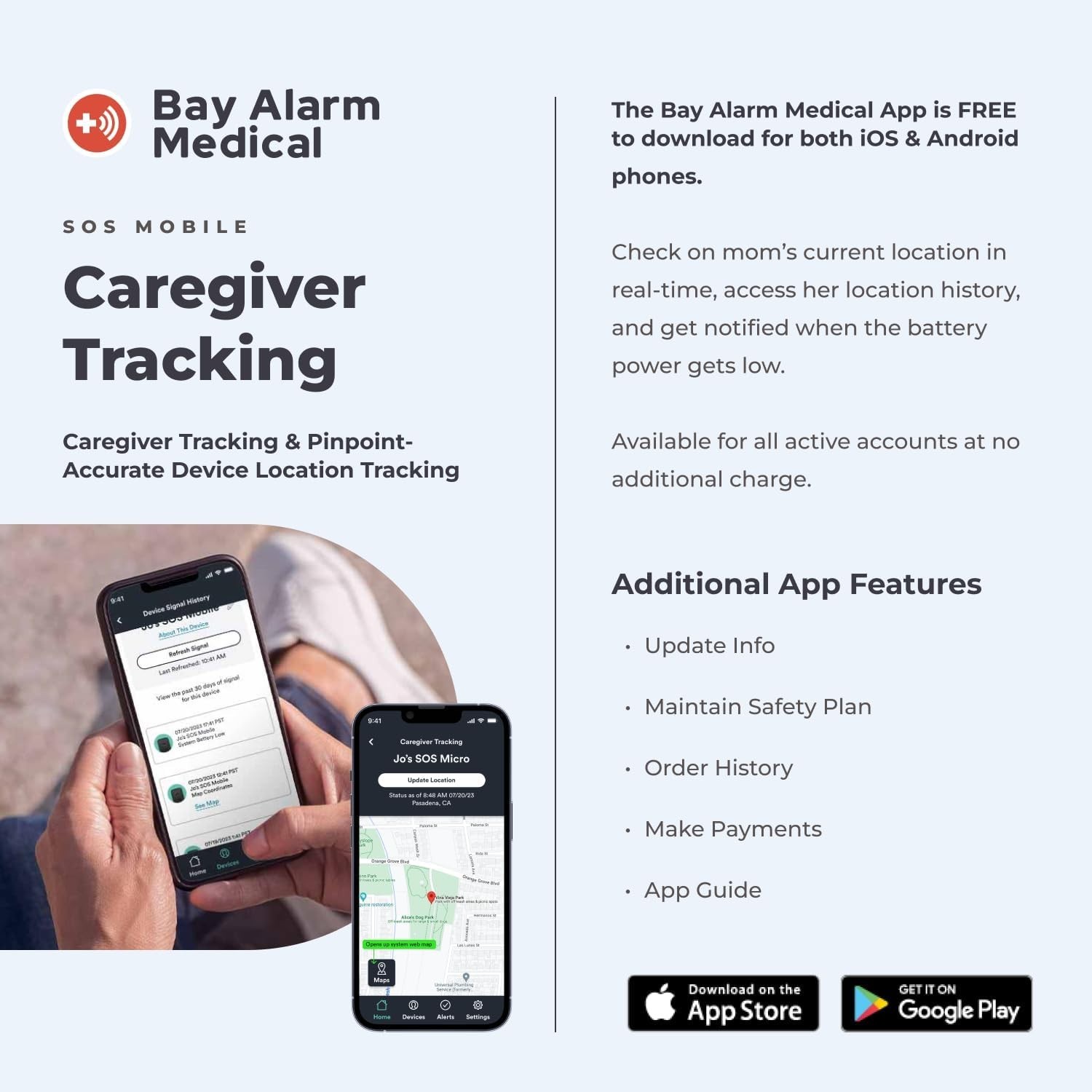 SOS Mobile GPS – 24/7 Medical Alert with Optional Fall Detection for Seniors …