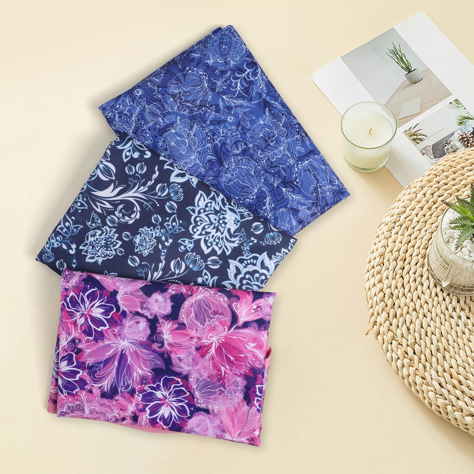 Adult Bibs-3 Pcs Washable Clothing Protector with Upgraded Dream Butterfly