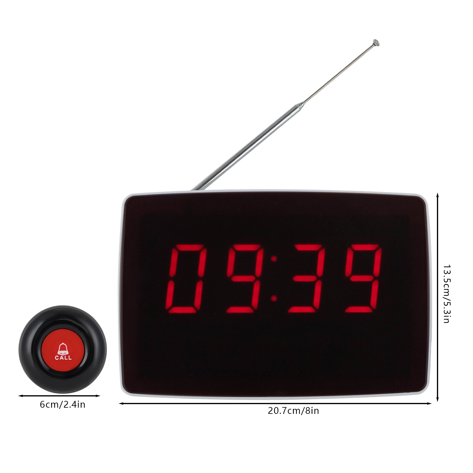 Wireless Calling System Nurse System Caregiver Pager For Restaurant Hospital