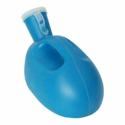 Portable Men Urinal Collector Pee Travel Car Camping Bottle + 1.6M Tube 2000ml