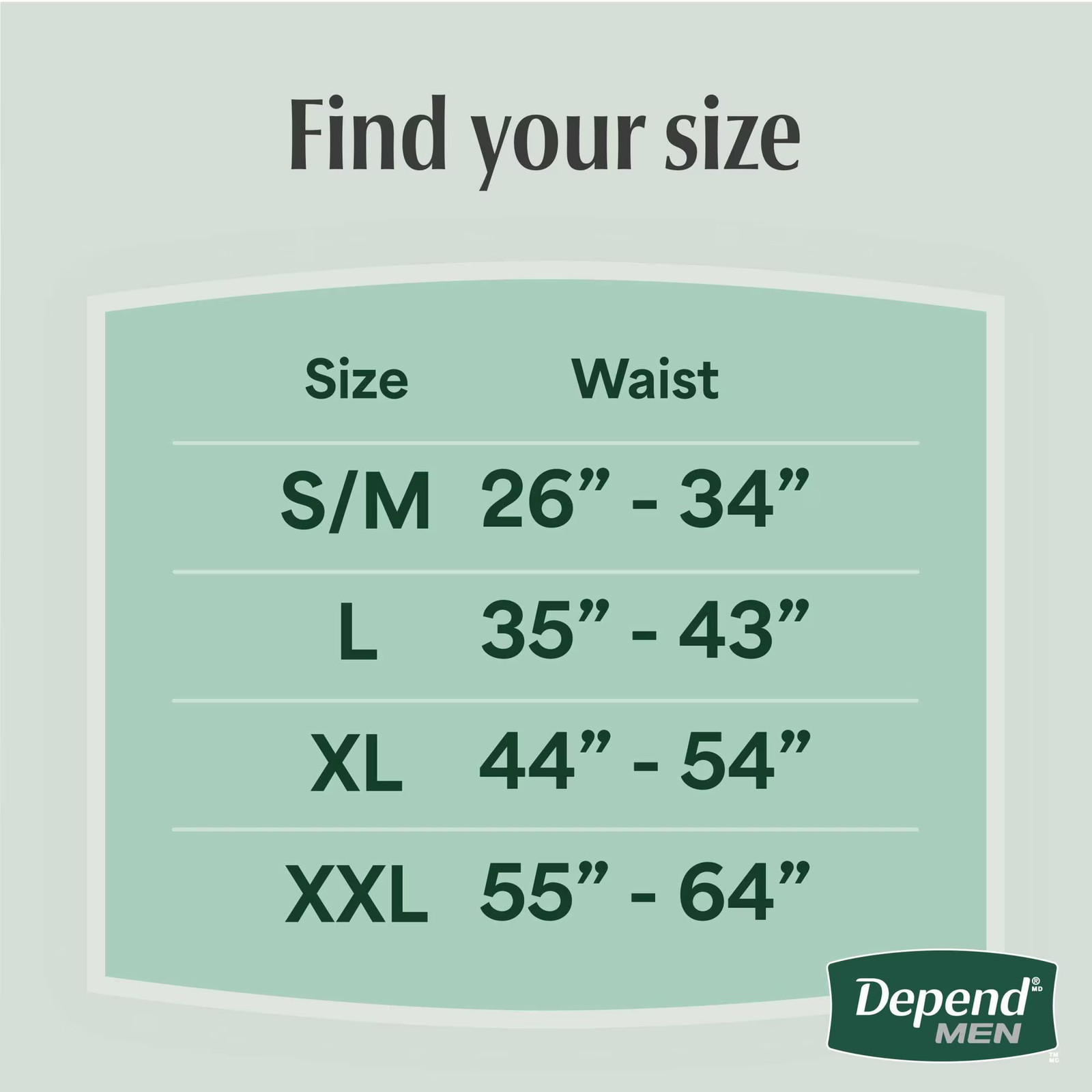 Depend, Incontinence Underwear for Men, XXL, 44 ct