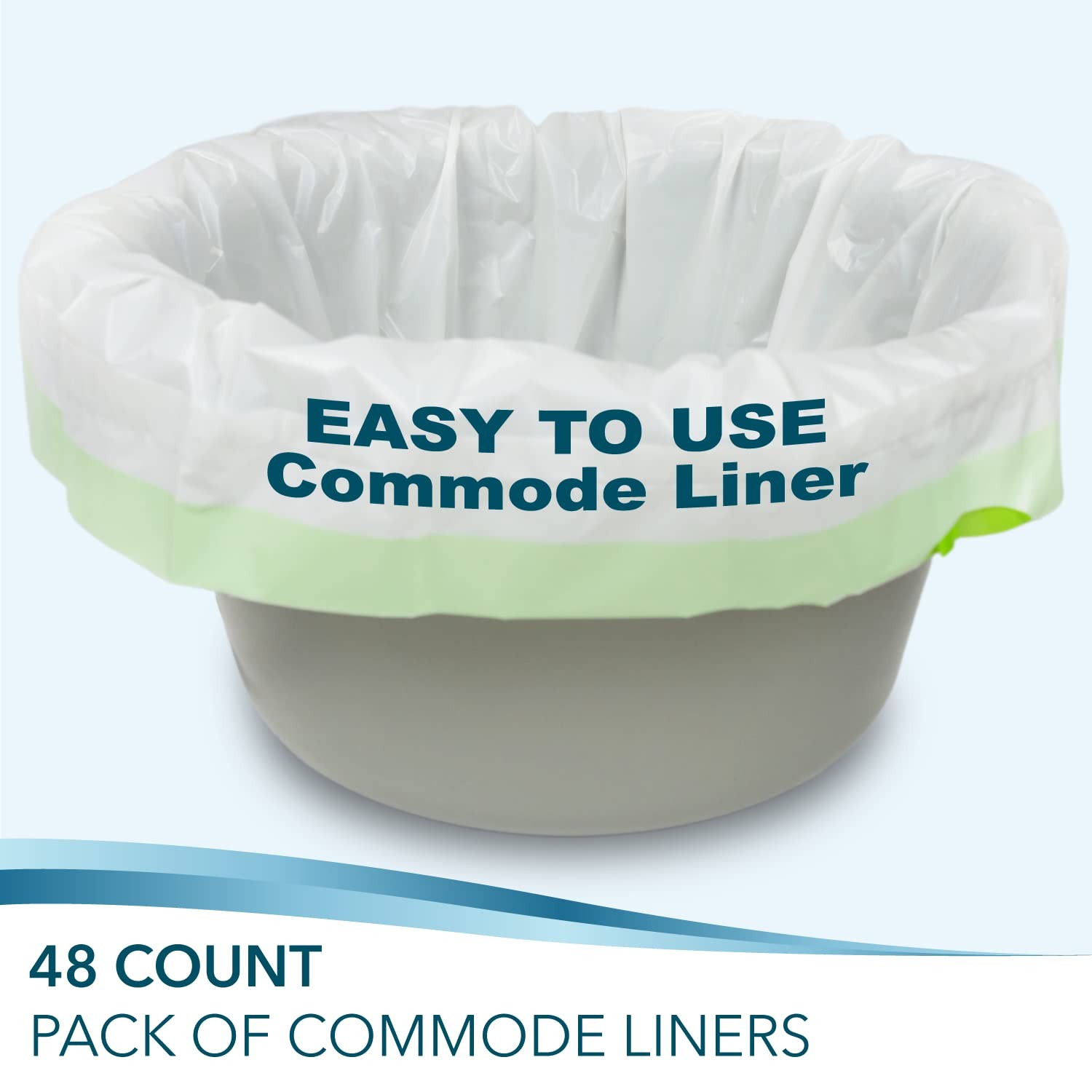Bedside Commode Liners for Portable Toilet Chair Bucket and Bedpan | Value Pa…