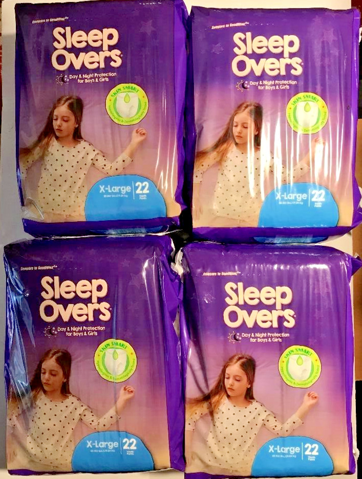 sleep overs underpant 88 youth pants size X-Large day and night protection