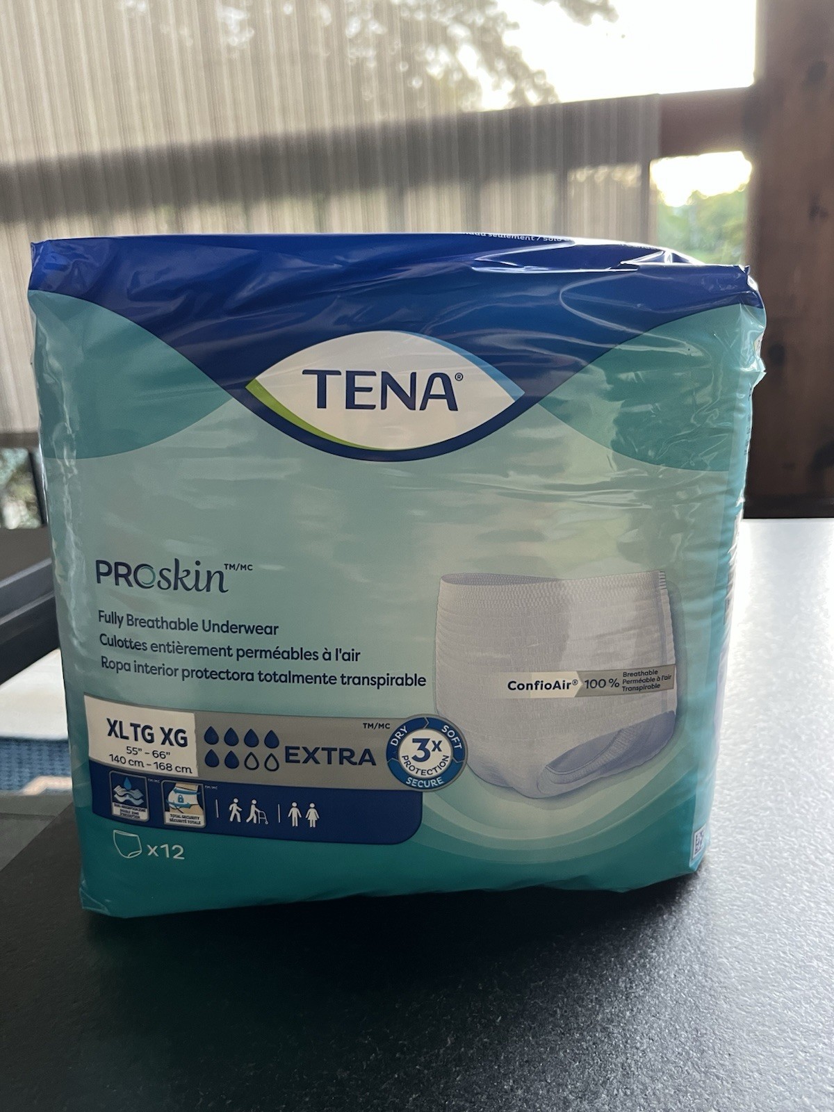 TENA Disposable Underwear PLUS X-Large 12 Ct