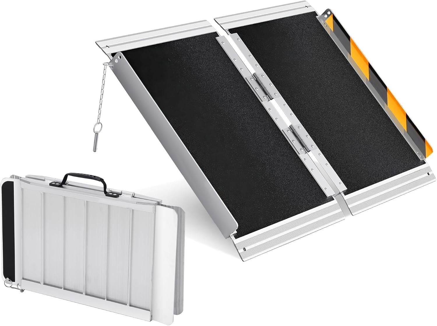 Eliteedge 3Ft Portable Aluminum Wheelchair Ramp 600 Lbs Capacity Folding