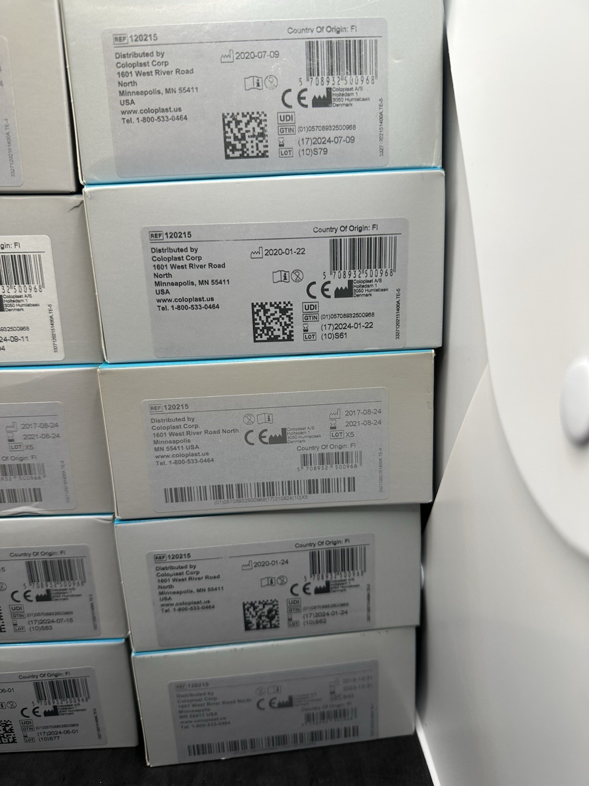 Lot of 15 boxes of Coloplast Brava Skin Barrier Wipes (Ref 120215). Pls See Exp!
