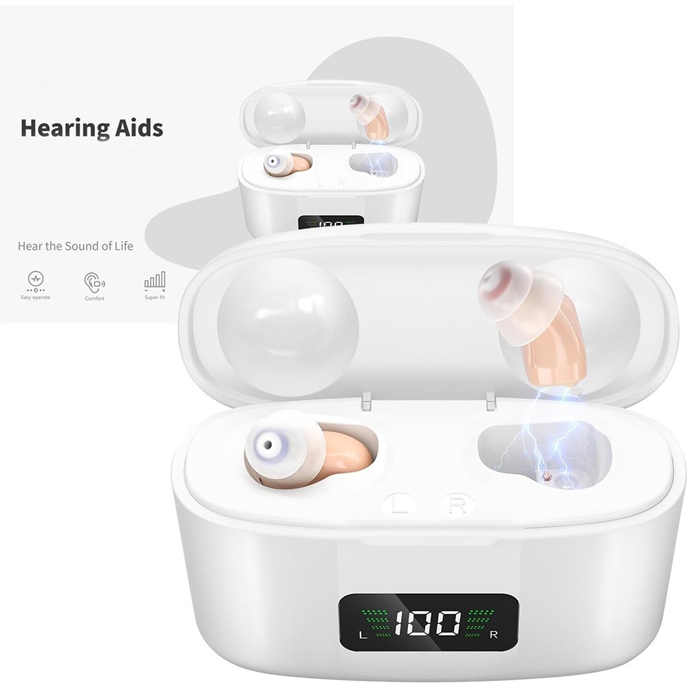 OTC Hearing Aids Rechargeable Hearing Amplifiers Devices for Senior Hearing Loss