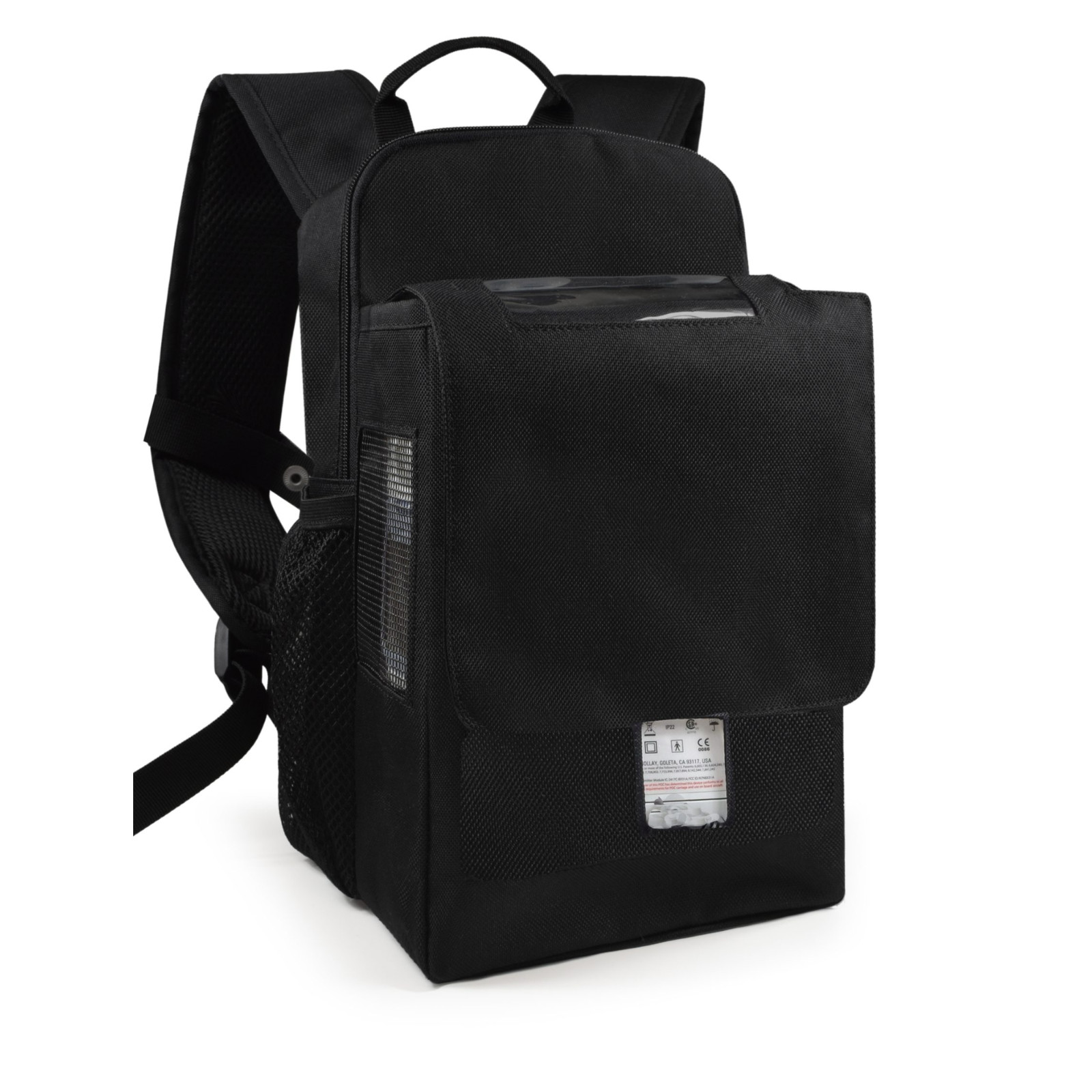 o2totes Rove 6 Backpack w/ Extra Storage – Black (O2Totes)