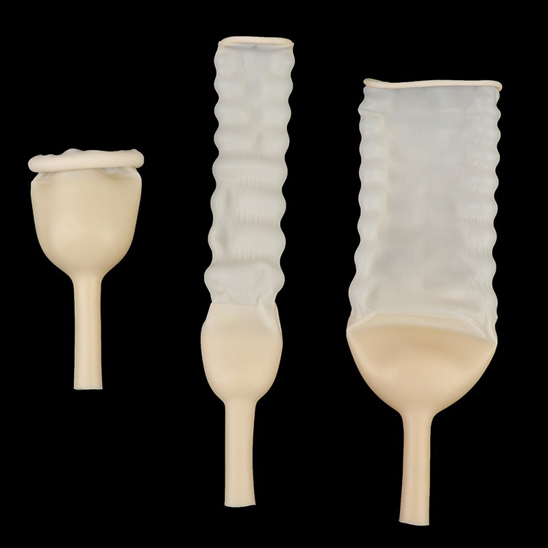 Male External Medical Sterilized latex urine collector elderly N8