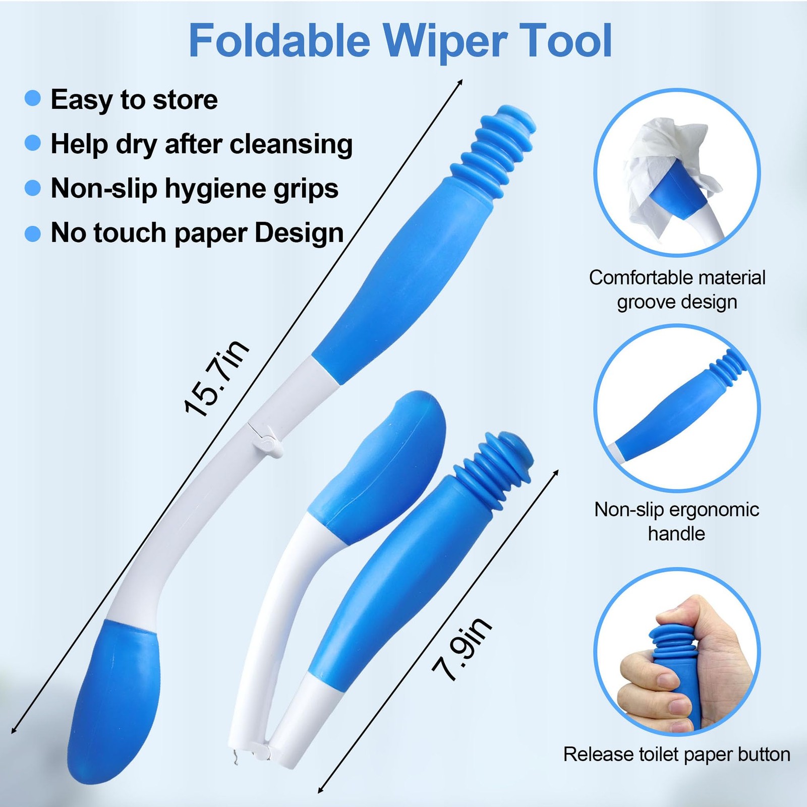 Aovikood Electric Portable Bidet Toilet Aids Wiper Tool Set Purple Hpb2501A
